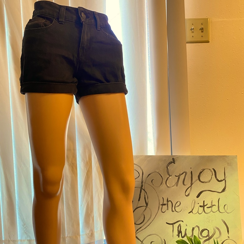 Low Waist Twill Shorts by NOBO